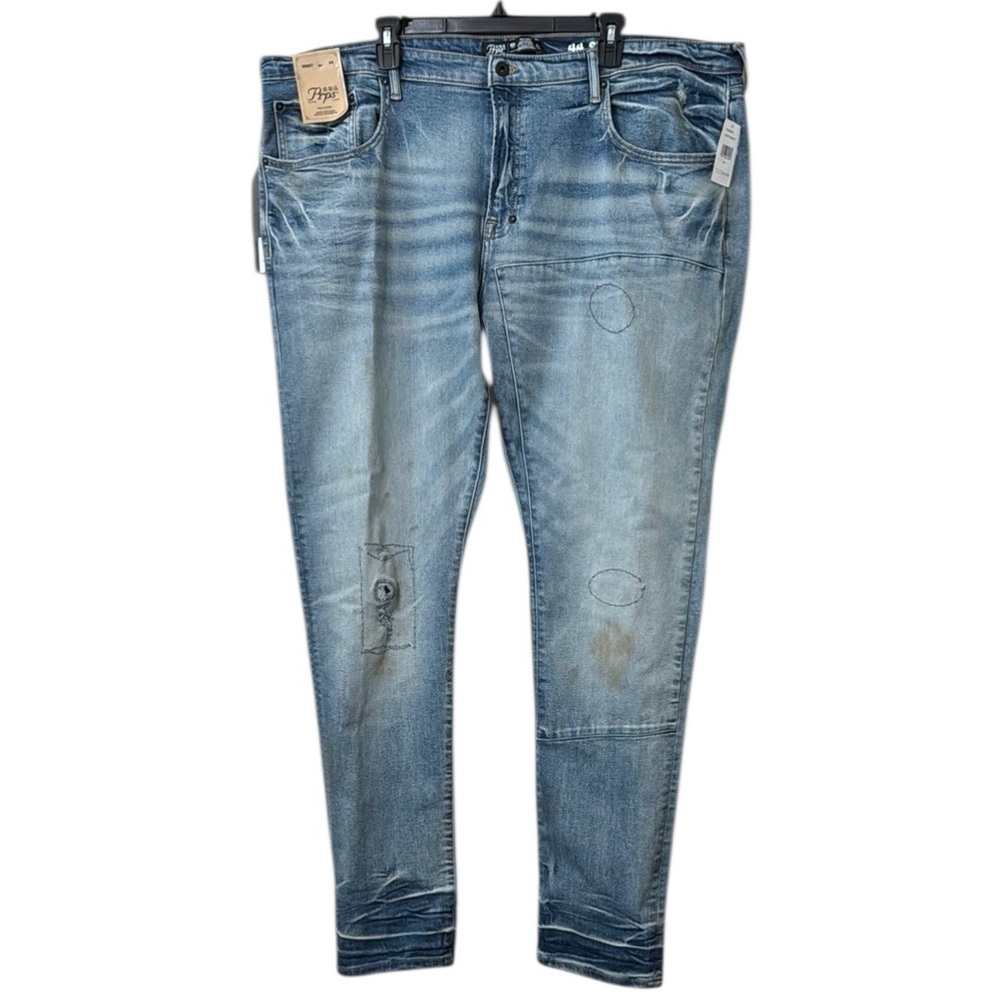 PRPS Zoom Skinny Fit Stretch Rip & Repair Jeans Size 44